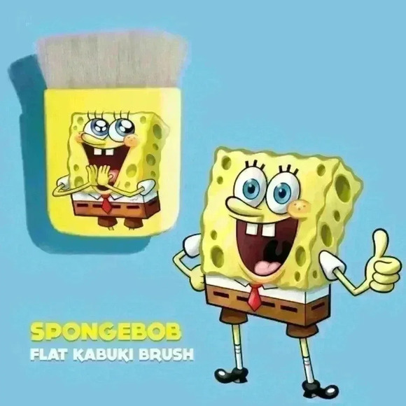 Wet n Wild SpongeBob Flat Kabuki Brush - Picture 1 of 5